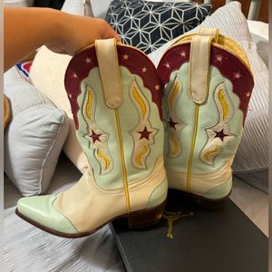 Miranda Lambert Leather Cowboy Boots